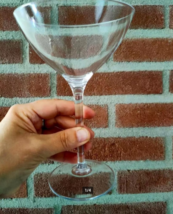 hard plastic pornstar martini glas